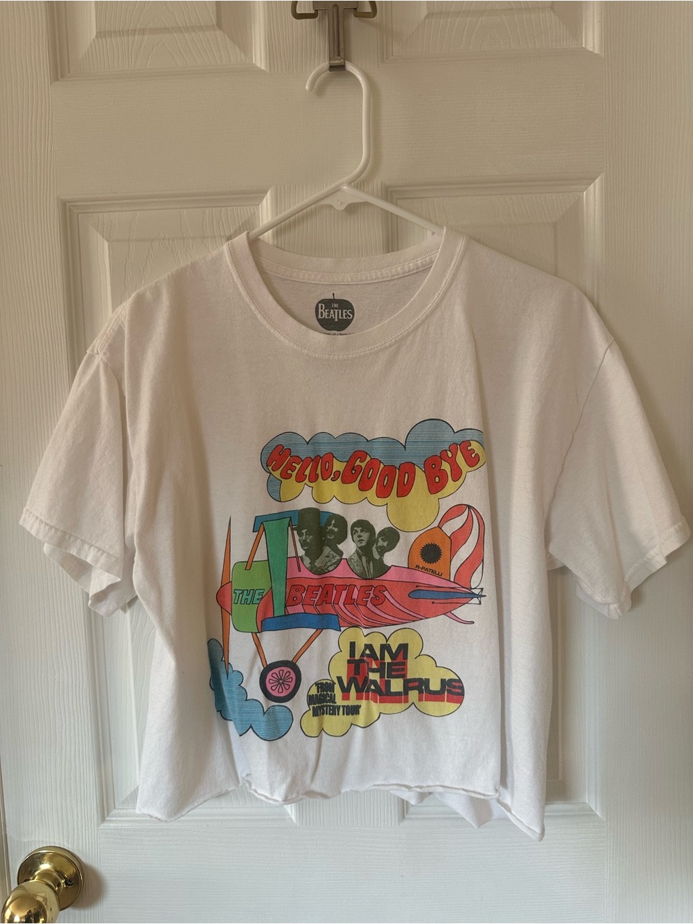 The Beatles "I Am The Walrus" White Graphic Tee